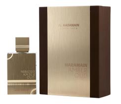 Perfume árabe amber oud gold edition al haramain eau de parfum 60ml importado