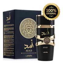 Perfume Árabe Asad Lattafa Eau De Parfum 100ml Com Selo Perfume Árabe Asad Lattafa Eau De Parfum 100ml Com Selo