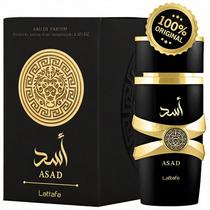 Perfume Árabe Asad Lattafa Preto Masculino Intenso e Oriental 100ml Perfume Árabe Asad Lattafa Preto Masculino Intenso e Oriental 100ml