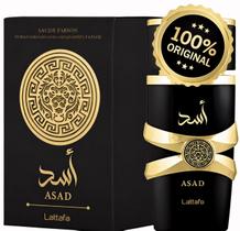 Perfume Arabe Asad ORIGINAL Lattafa Eau 100ml com Nota Fical Completo Lataffa CONFIRA Perfume Arabe Asad ORIGINAL Lattafa Eau 100ml com Nota Fical Completo Lataffa CONFIRA