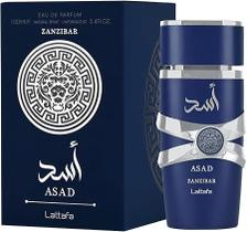 Perfume Árabe Asad Zanzibar Da Lattafa Eau de Parfum Masculino 100ml Original Perfume Árabe Asad Zanzibar Da Lattafa Eau de Parfum Masculino 100ml Original