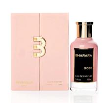 Perfume Arabe Bharara Rose Feminino Eau de Parfum 100ml Importado Original Alta Fixação