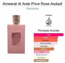 Perfume Árabe Feminino Ameerat Al Arab Prive Rose - Original Lacrado