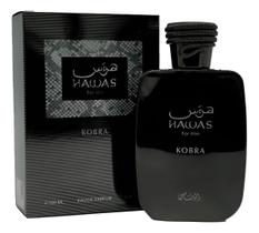 Perfume Arabe Hawas Kobra by Rasasi Masculino 100ml Perfume Arabe Hawas Kobra by Rasasi Masculino 100ml