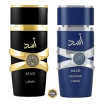 Perfume arabe kit lattafa asad + asad zanzibar 100ml parfum original