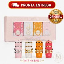 Perfume Árabe Kit Lattafa Yara Collection 4 Peças x 5ml EDP Original Yara, Moi, Tous e Candy Pronta Entrega Perfume Árabe Kit Lattafa Yara Collection 4 Peças x 5ml EDP Original Yara, Moi, Tous e Candy Pronta Entrega