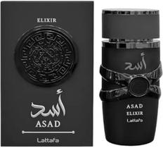 Perfume Árabe Lattafa Asad Elixir Eau de Parfum 100ml Masculino Importado Original