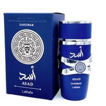 Perfume Árabe Lattafa Asad Zanzibar EDP 100ml Elegância e Sofisticação