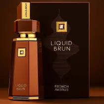 Perfume Arabe Liquid Brun French Avenue Masculino 100ml