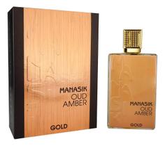 Perfume Árabe Manasik Oud Amber Gold Eau de Parfum 100ml Unissex Importado Perfume Árabe Manasik Oud Amber Gold Eau de Parfum 100ml Unissex Importado
