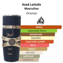 Perfume Arabe Masculino Lattafa Asad EDP 100ml Originail. Perfume Arabe Masculino Lattafa Asad EDP 100ml Originail.