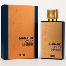 Perfume Árabe Oud Amber Bleu EDP Unissex Manasik - 100ml Perfume Árabe Oud Amber Bleu EDP Unissex Manasik - 100ml