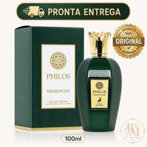 Perfume Árabe Philos Messenger Maison Alhambra EDP 100ml Unissex Original Perfume Árabe Philos Messenger Maison Alhambra EDP 100ml Unissex Original