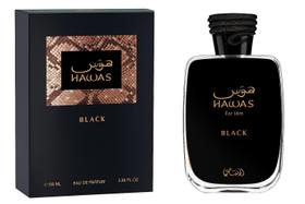 Perfume Árabe Rasasi Hawas Black Eua de Parfum 100ml Masculino Original