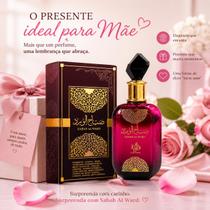 Perfume Árabe Sabah Al Ward Al Wataniah 100ml Original Feminino Sedutor fixação alta