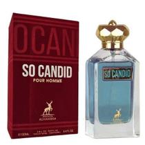 Perfume Árabe Só Candid Pour Homme 100ml EDP - MAISON ALHAMBRA