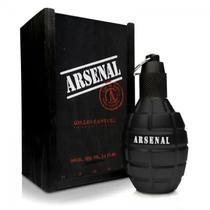 Perfume Arsenal Preto 100ml - Fragrância intensa e marcante para homens modernos e sofisticados.