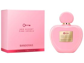 Perfume Banderas Her Secret Pink Absolu Feminino Eau de Parfum de 80ml