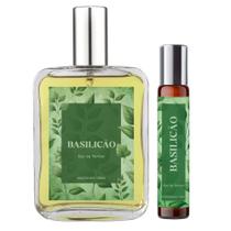 Perfume Basilicão Homem 100ml + Spray 10ml Natural e Vegano