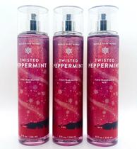 Perfume Bath & Body Works Twisted Peppermint 236 ml (conjunto de 3)