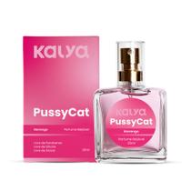 Perfume Beijável Feminino Pussycat Aroma e Sabor Morango 25ml - Kalya