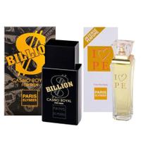 Perfume Billion Casino Royal + I Love PE - Paris Elysees 100ml