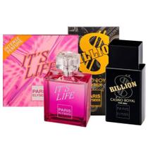 Perfume Billion Casino Royal + It's Life - Paris Elysees 100ml Perfume Billion Casino Royal + It's Life - Paris Elysees 100ml