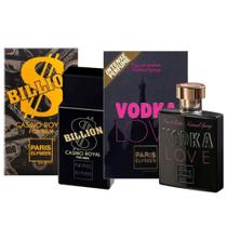 Perfume Billion Casino Royal + Vodka Love - Paris Elysees 100ml