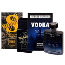 Perfume Billion Casino + Vodka Wild - Paris Elysees 100ml
