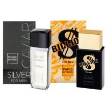 Perfume Billion For Men + Silver Caviar - Paris Elysees 100ml