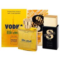 Perfume Billion For Men + Vodka Brasil Amarelo - Paris Elysees 100ml