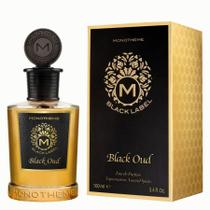Perfume Black Label Black Oud Monotheme Unissex EDP 100ml '