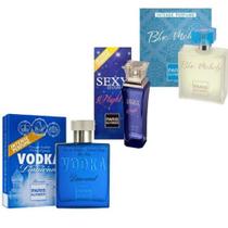 Perfume Blue Melody+Sexy Woman Night+Vodka Diamond C3 Uni - Paris Elysees