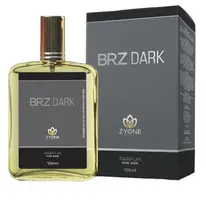 Perfume Brz Dark Zyone 100ml Masculino Alta Fixação 25% de Essência Importada Parfum Antigo Vip Black