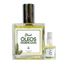 Perfume Capim Cheiroso & Sândalo Plus 100ml Masculino - Blend de Óleo Essencial Natural + Perfume de presente - Essência do Brasil