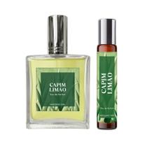 Perfume Capim Limão Masculino 50Ml + Spray 10Ml Natural