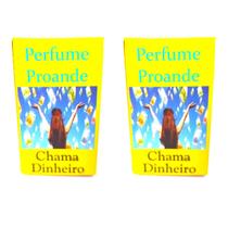 Perfume Chama Dinheiro Atrativo Financeiro Clientes Sorte Amor Freguês Kit 2 Und