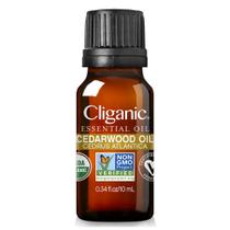 Perfume Cliganic, óleo essencial de cedro orgânico, 10 ml, unissex