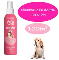 Perfume Colônia Para Cachorro E Gato Pet Clean Spray 120 Ml