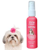 Perfume Colonia PetClean Cachorro Gato Cão Pet 120ml