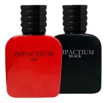 Perfume Com Ferormônio Impactium Vip + Black Men 50ml