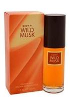 Perfume Coty Wild Musk Cologne Spray 45 ml para mulheres (pacote com 2)