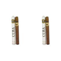Perfume Cuba Gold Eau De Toilette 35 ml para homens, pacote com 2