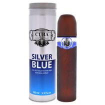 Perfume Cuba Silver Blue Eau de Toilette 100ml para homens