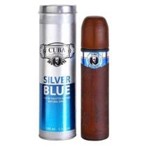 Perfume Cuba Silver Blue Eau de Toilette Masculino - 100ML - Cuba Paris