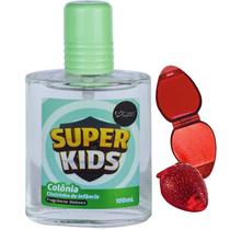 Perfume Deo Colônia Infantil For Kids + Brilho Labial Doce Infância Moranguinho