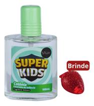 Perfume Deo Colônia Infantil For Kids e Brilho Labial Doce Infância