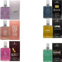 Perfume Deo Colônia Pierry Wermon Frasco BL100ml (Vidro Quadrado) Kit 24 Unidades