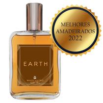 Perfume Earth 100ml - Melhor Amadeirado Masculino 2022 - Essência do Brasil