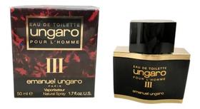 Perfume Emanuel Ungaro Pour L'Homme III Masculino 50ml Edt - Original - Novo Perfume Emanuel Ungaro Pour L'Homme III Masculino 50ml Edt - Original - Novo